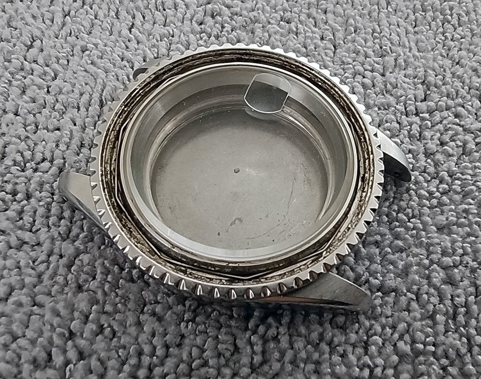 ORIGINAL BULOVA 1D16M STAINLESS STEEL CASE SIZE 39 MM SWISS MADE AS-IS FOR PARTS