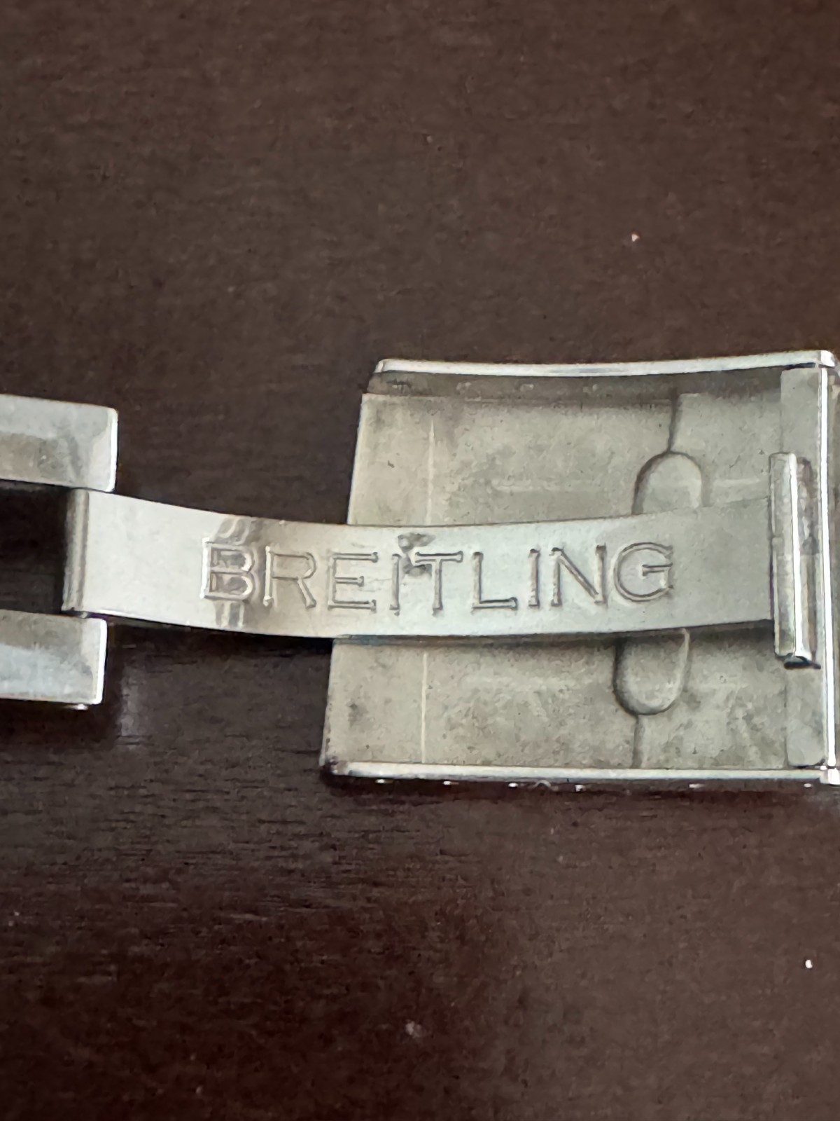 GENUINE BREITLING CHRONOMAT STAINLESS STEEL 22MM 372A CLASP NO FLIP LOCK