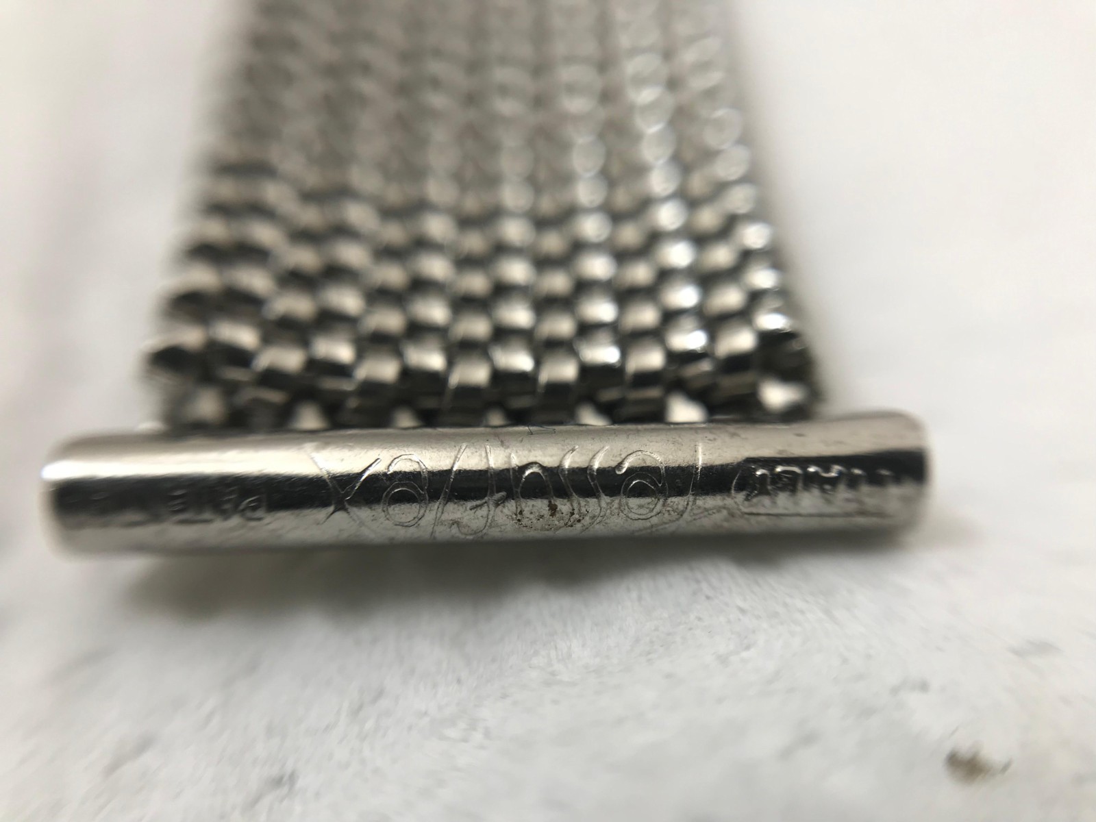 Original Vintage “Tessuflex” Stainless Steel Bracelet