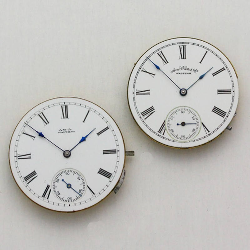 American Waltham Watch Co. Grade D – Grade Royal Pocket Watch Movement + Dials