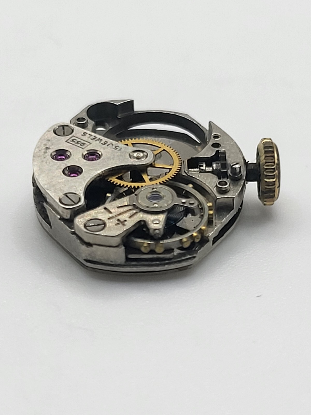 Everite FHF 60 Cal 955 Manual Wind Watch Movement 15 Jewels Swiss 17.7mm