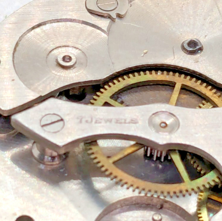Vintage 40mm Pocket Watch Movement 116114 Crafts Jewelry Watch Parts Unbranded