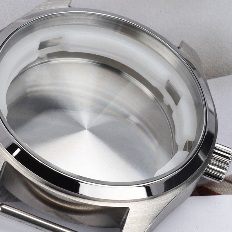 FEIYASHI Fine Steel Brushed Diver Watch Cases Mineral Glass For Seiko NH35 NH36