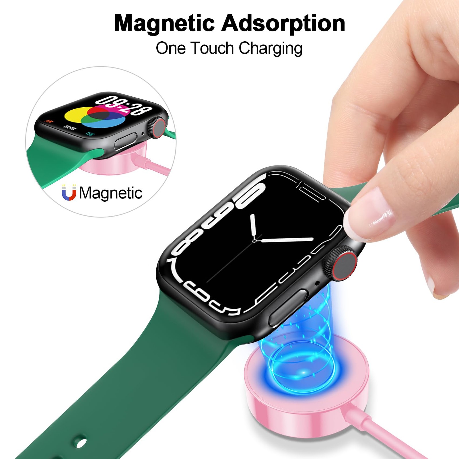 𝟐𝟎𝟐𝟔 𝐔𝐩𝐠𝐫𝐚𝐝𝐞𝐝 for Apple Watch Charger Magnetic Fast Charging Cabl…