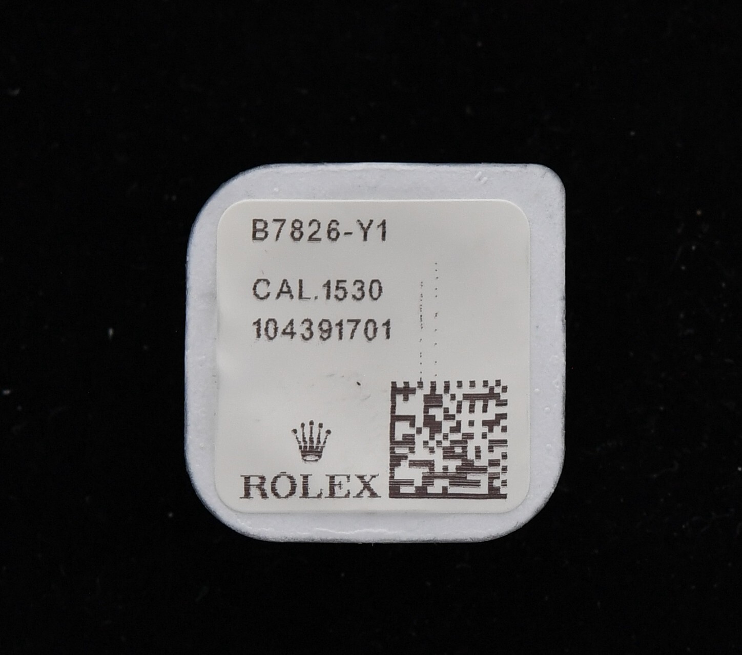 Genuine Rolex Cal 1530 7826 Part NOS Barrel Arbor Sealed