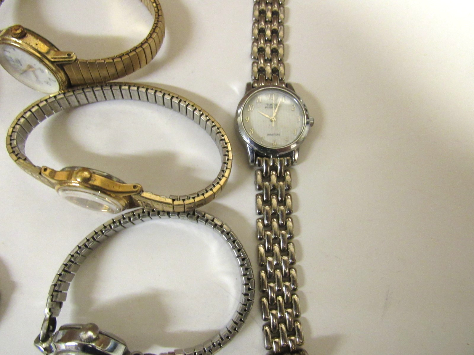 Vintage Timex Lot of Men’s and Ladies Watch Parts Lot