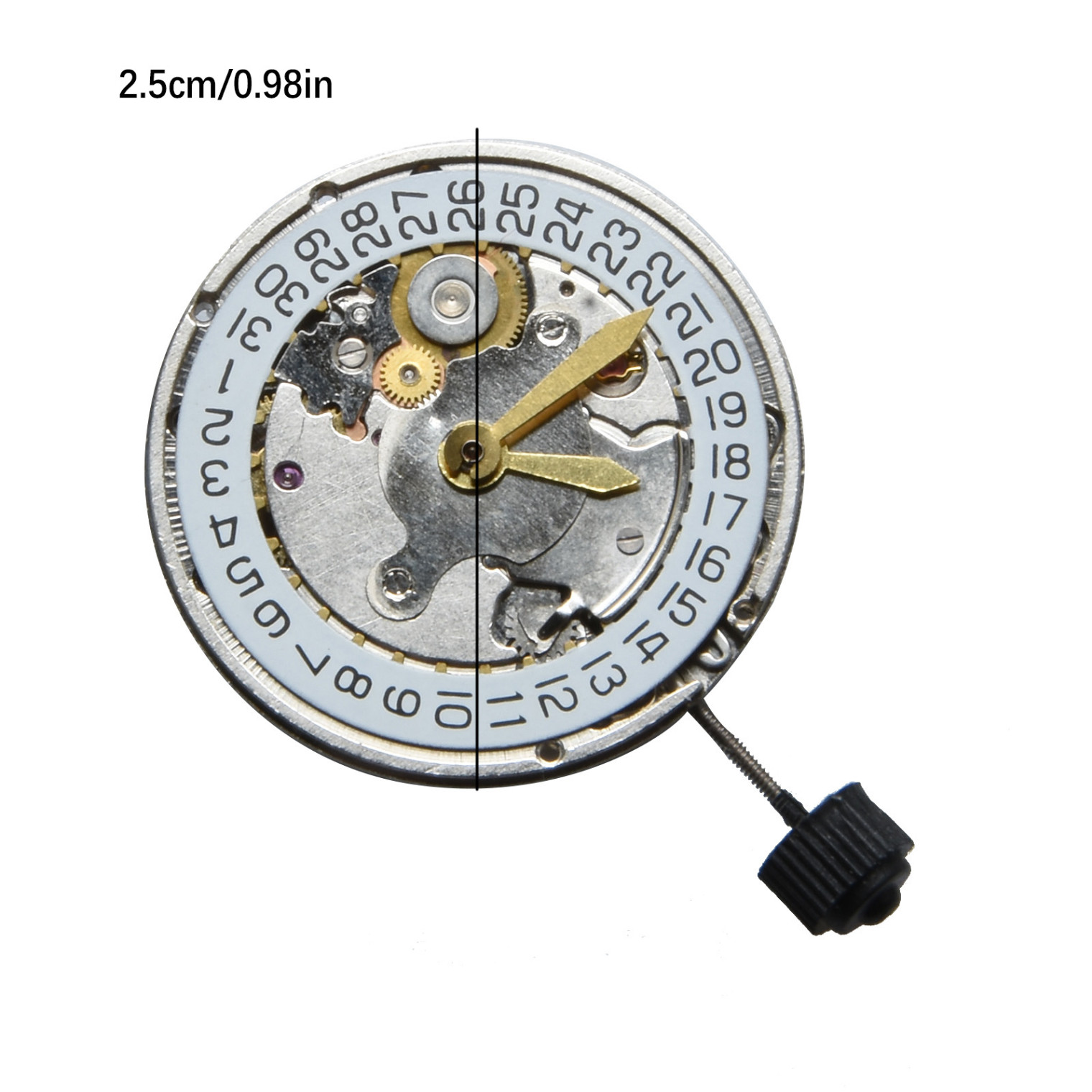 Single Calendar At 3 Automatic Merchanical Watch Movement For Shanghai 2824