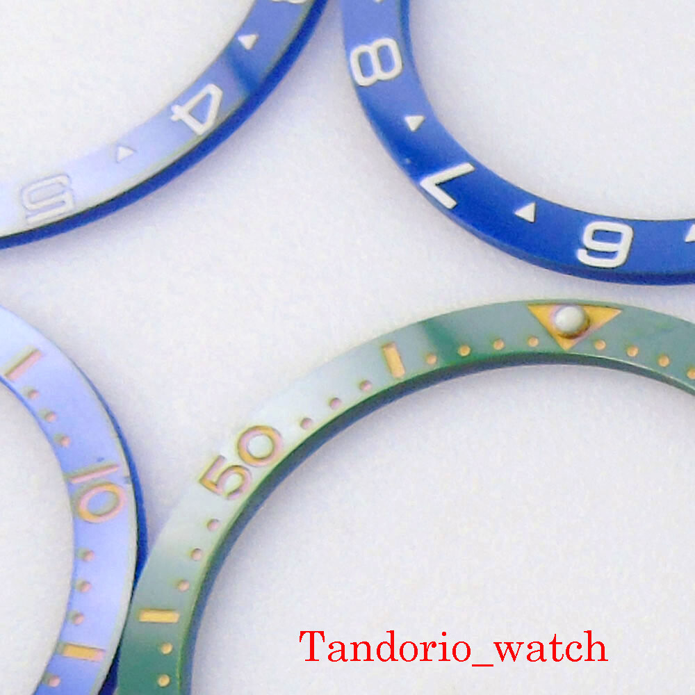 For Skx007 SKX009 Colorful 38mm Ceramc Bezel Insert Ring Watch Face Replace Part