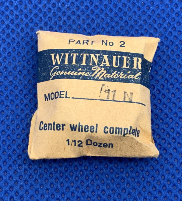 Wittnauer 11N Part # 200 Center Wheel Complete. Sealed. NOS 1-2L