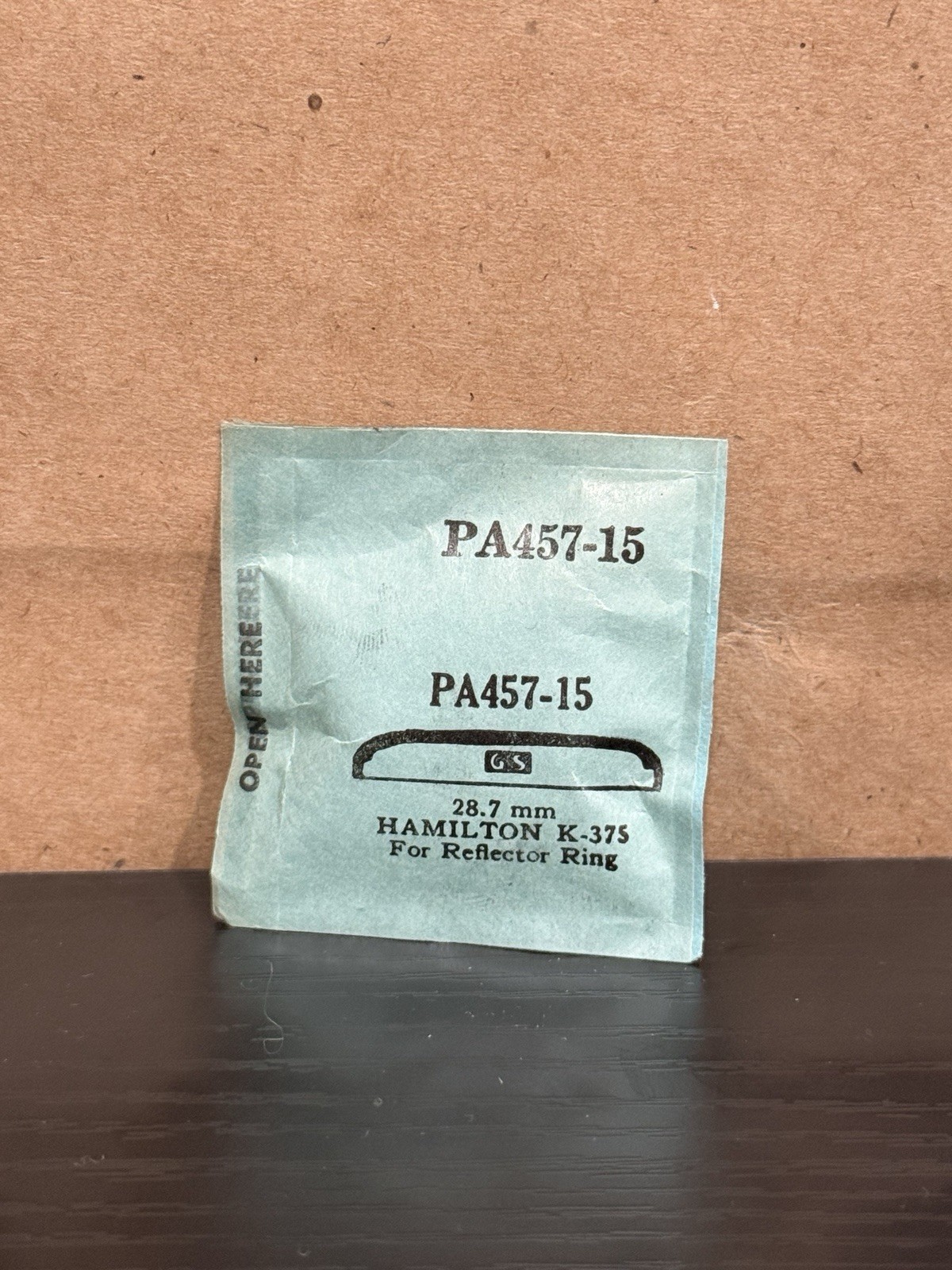 GS Hamilton K375 Replacement Crystal PA457-15 New Old Stock 28.7MM Watch Part