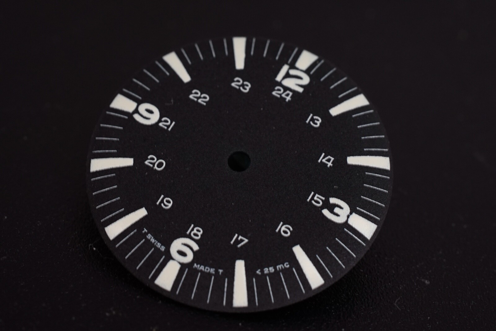 1970s NOS Rotary Aquaplunge original dial for AS1700 movement