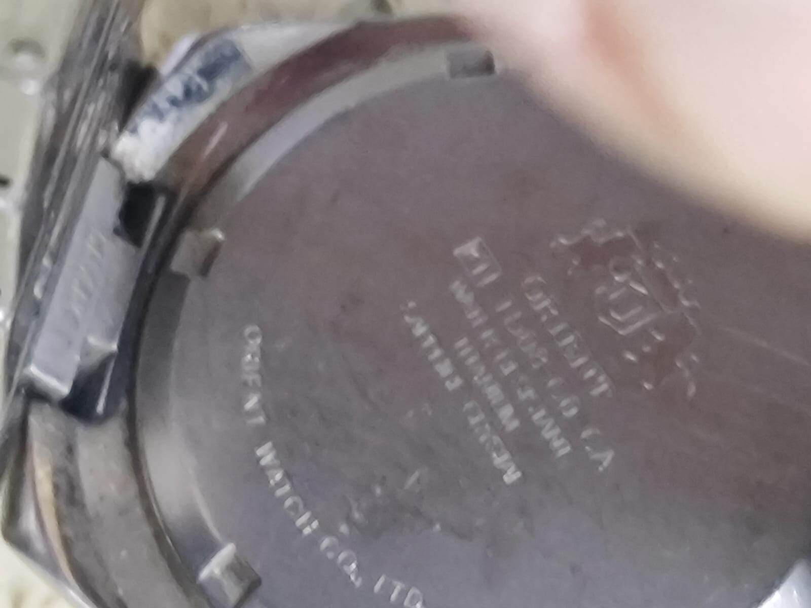 Orient Orient TD08-C TITANIUM Chronograph 100m Diver Working Used