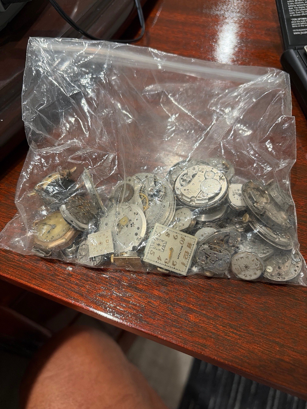 ⁠Vintage Watch Parts Lot Longines Waltham Bulova Benrus Movements Dials Cases⁠