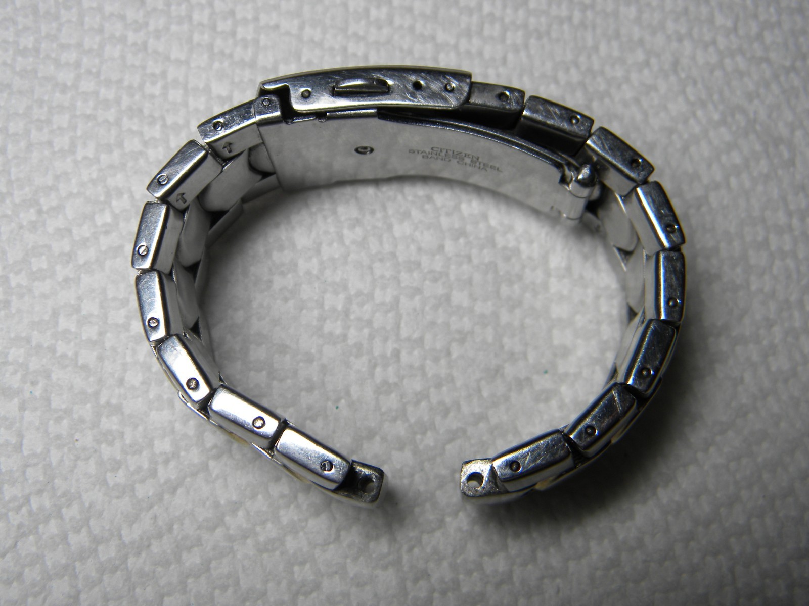 Marked Citizen Metal Stainless Steel Wrist Watch Band Only to Restore or Parts
