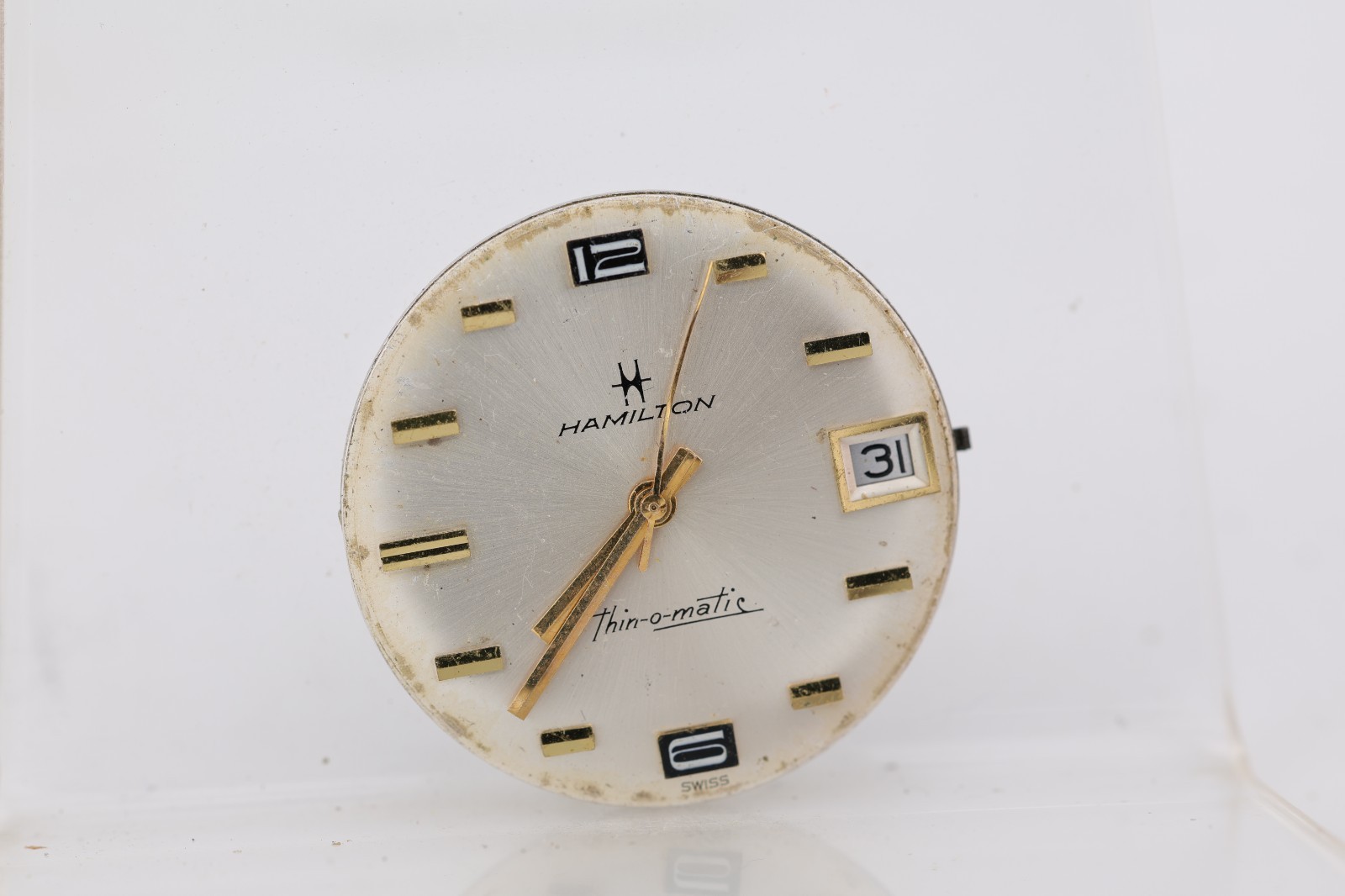 HAMILTON cal. 629, 17j WRIST WATCH THIN-O-MATIC MOVEMENT, FOR REPAIR (OJ)