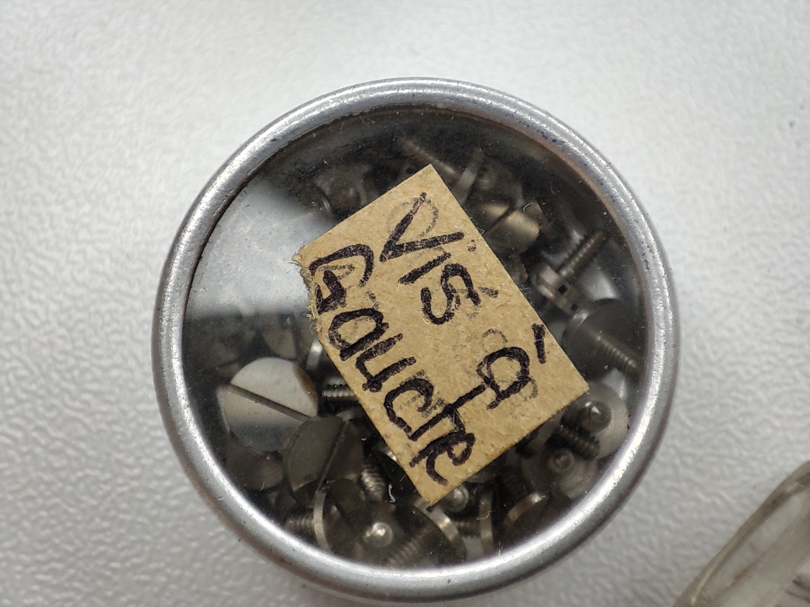Mix watch parts stem, vis, wheels, balance, F4062, as 1051, HS.514, others(rust)