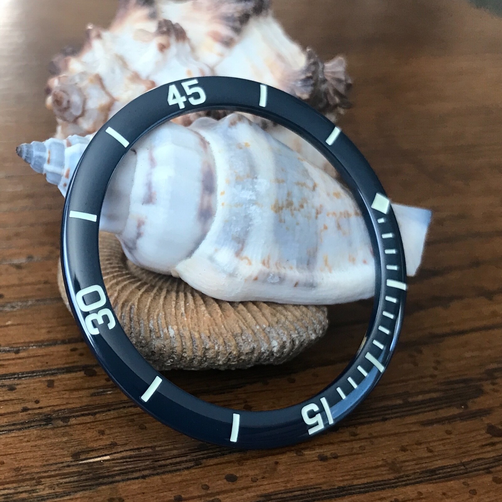 Ceramic Blue Fifty Five Fathoms Bezel Insert for Seiko SNZH~US Seller+Fast Ship