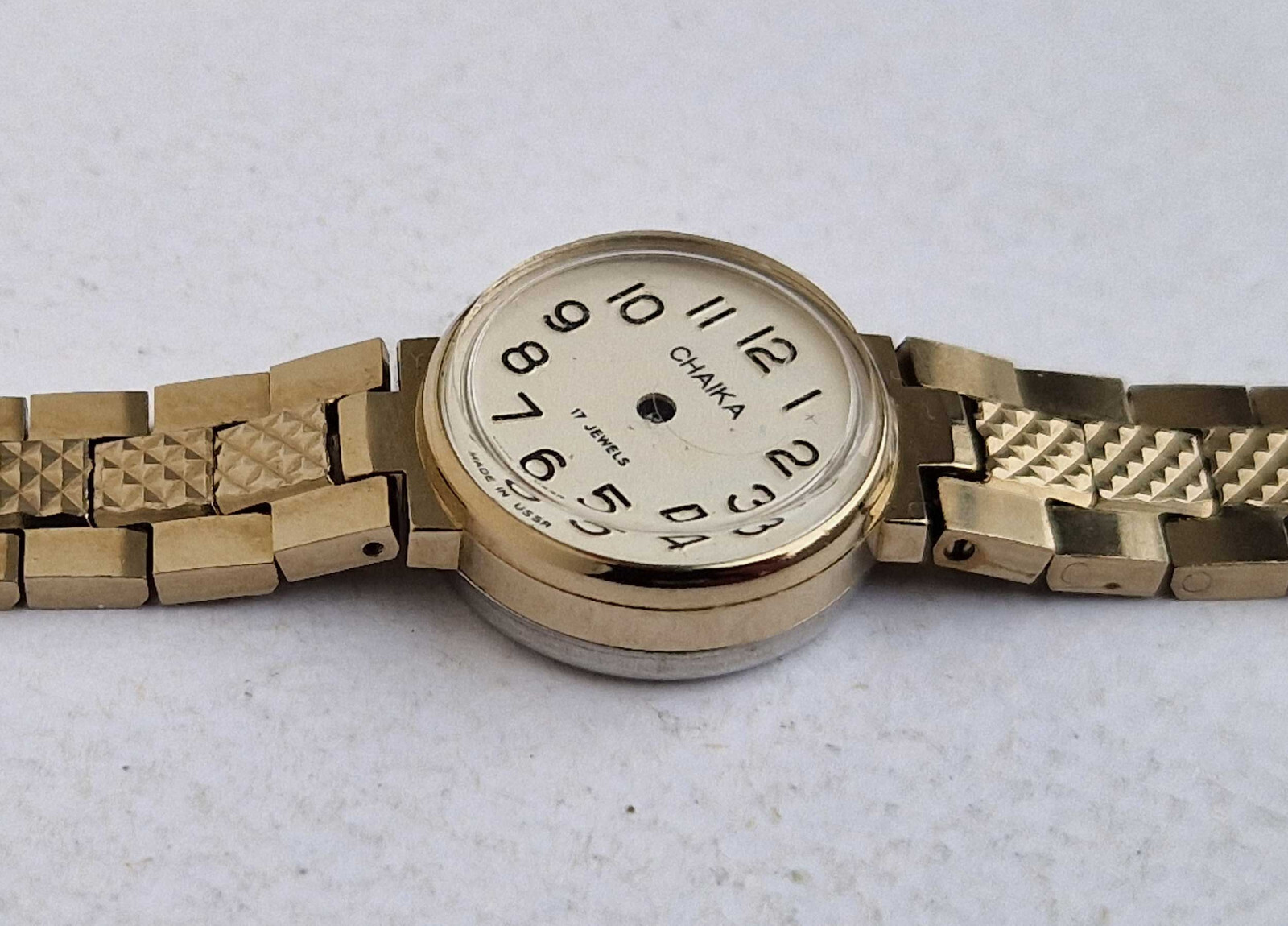 CASE for Vintage Soviet LADIES Mechanical Wristwatch CHAIKA. USSR.
