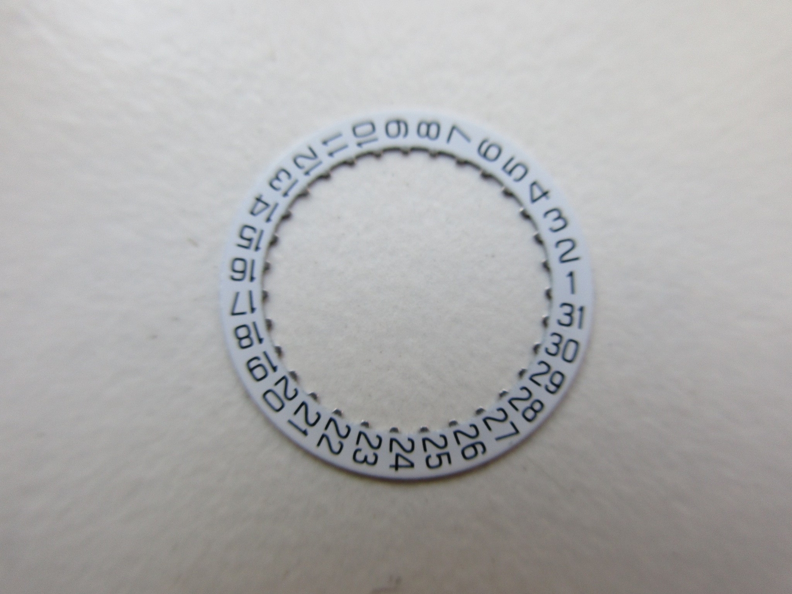 ETA 7¾”‘ cal. 956.114 Swiss white DATE disk pos. at 3 watch movement part
