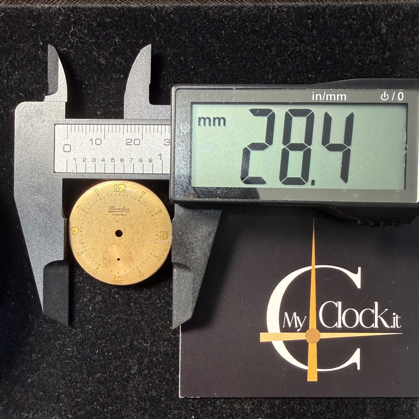 Mondia Clock Dial 28 Mm Small Seconds