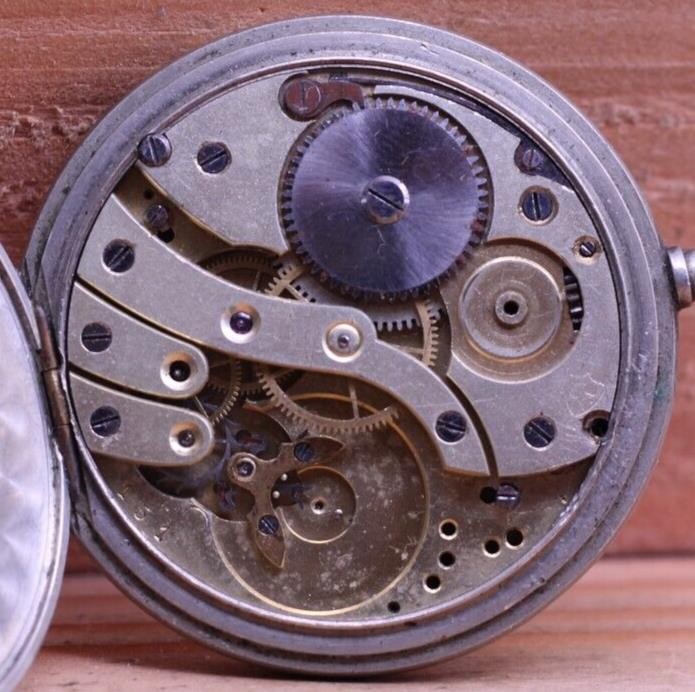 UNION HORLOGERE CAL. 151 HIGH GRADE POCKET WATCH MOVEMENT 49mm FOR REPAIR (FR)