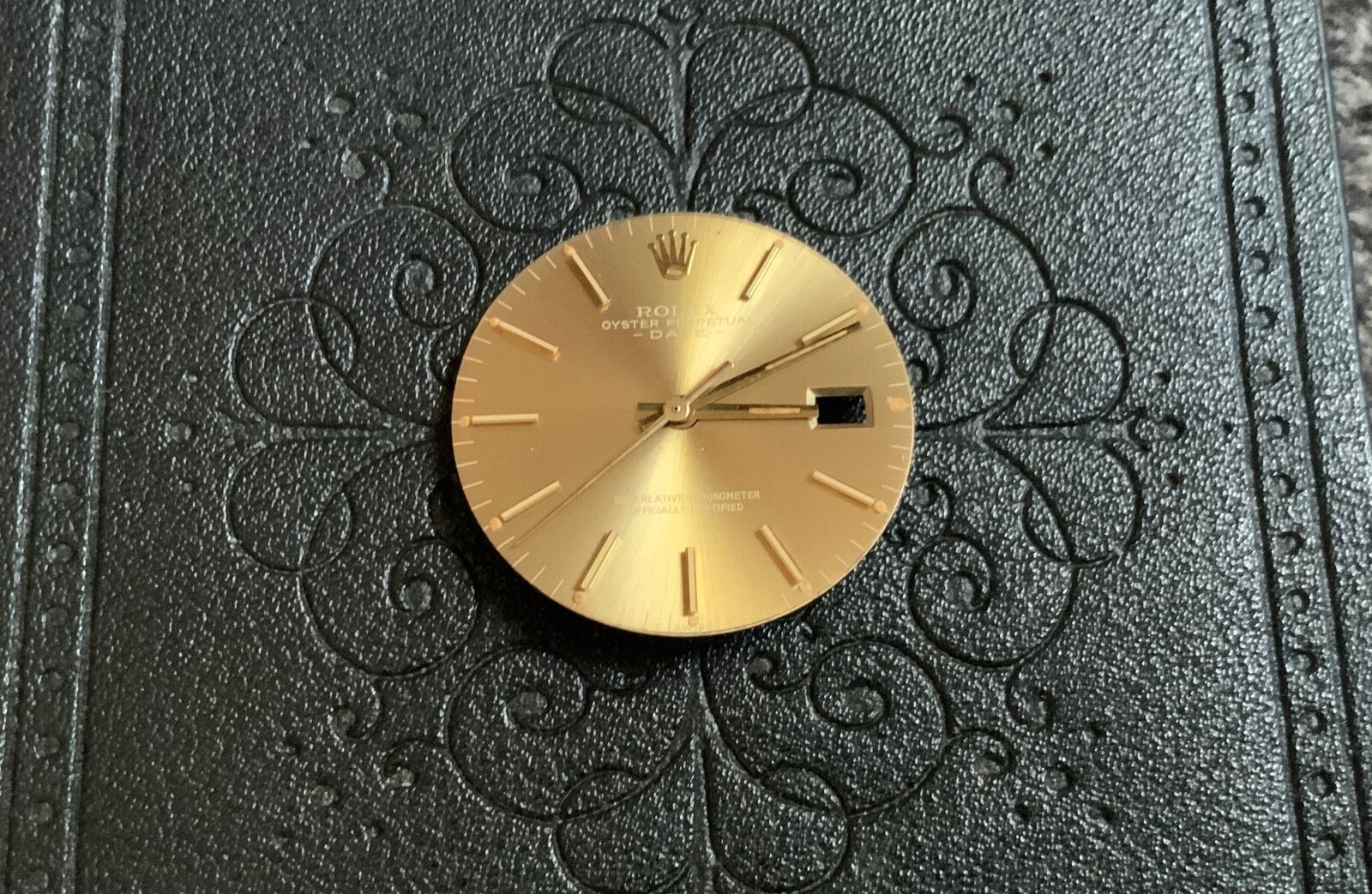 Authentic Vintage Rolex Champagne BRONZE Ghost Dial With Hand Set For 34MM 15038