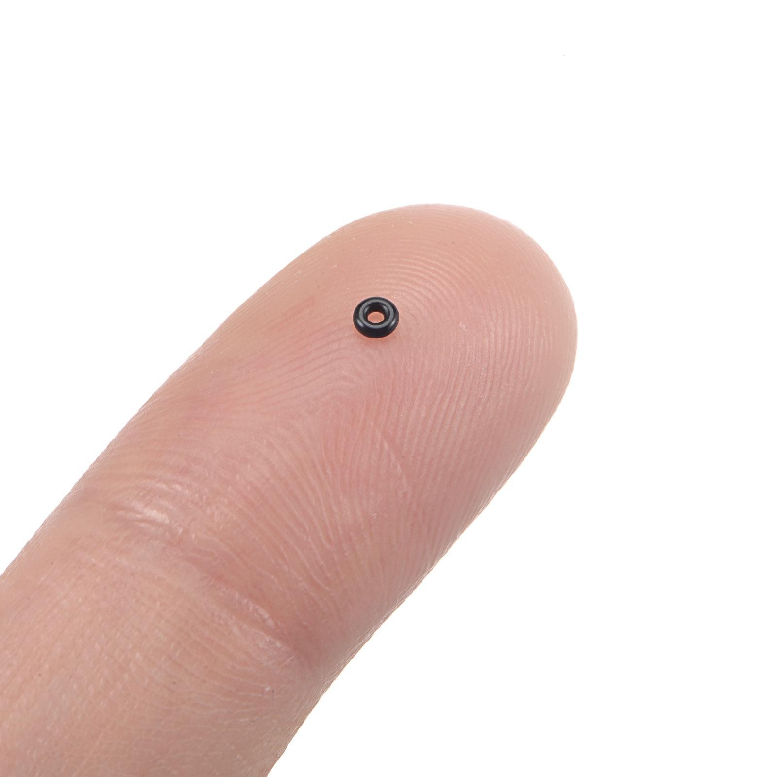 50Pcs 2mm Seal O-Ring Rubber Watches Crown Gaskets O-Ring Tiny Crown-O-Ring