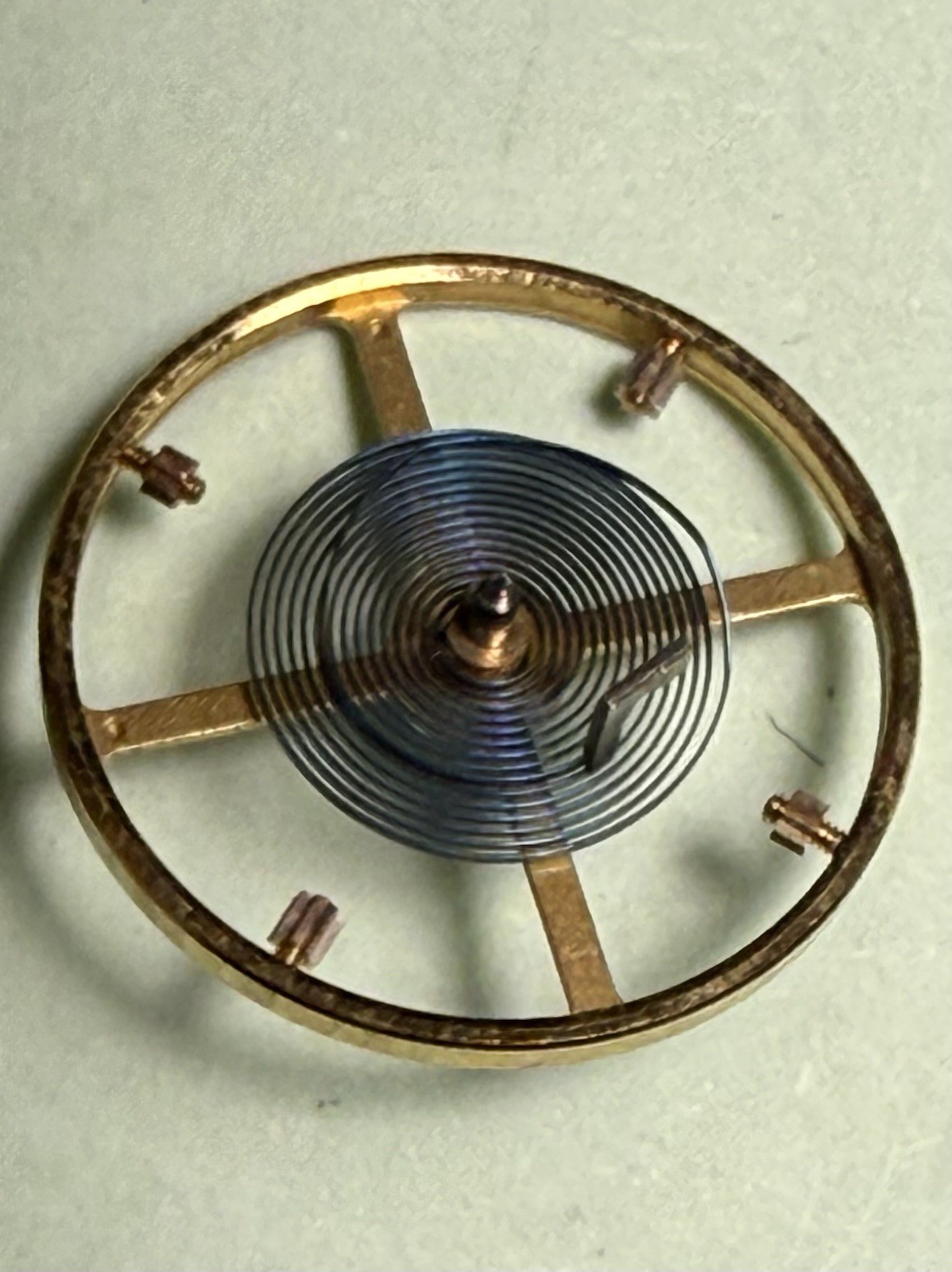 Balance wheel Blu for Rolex (cod. 4130-432) — Good Used Condition.