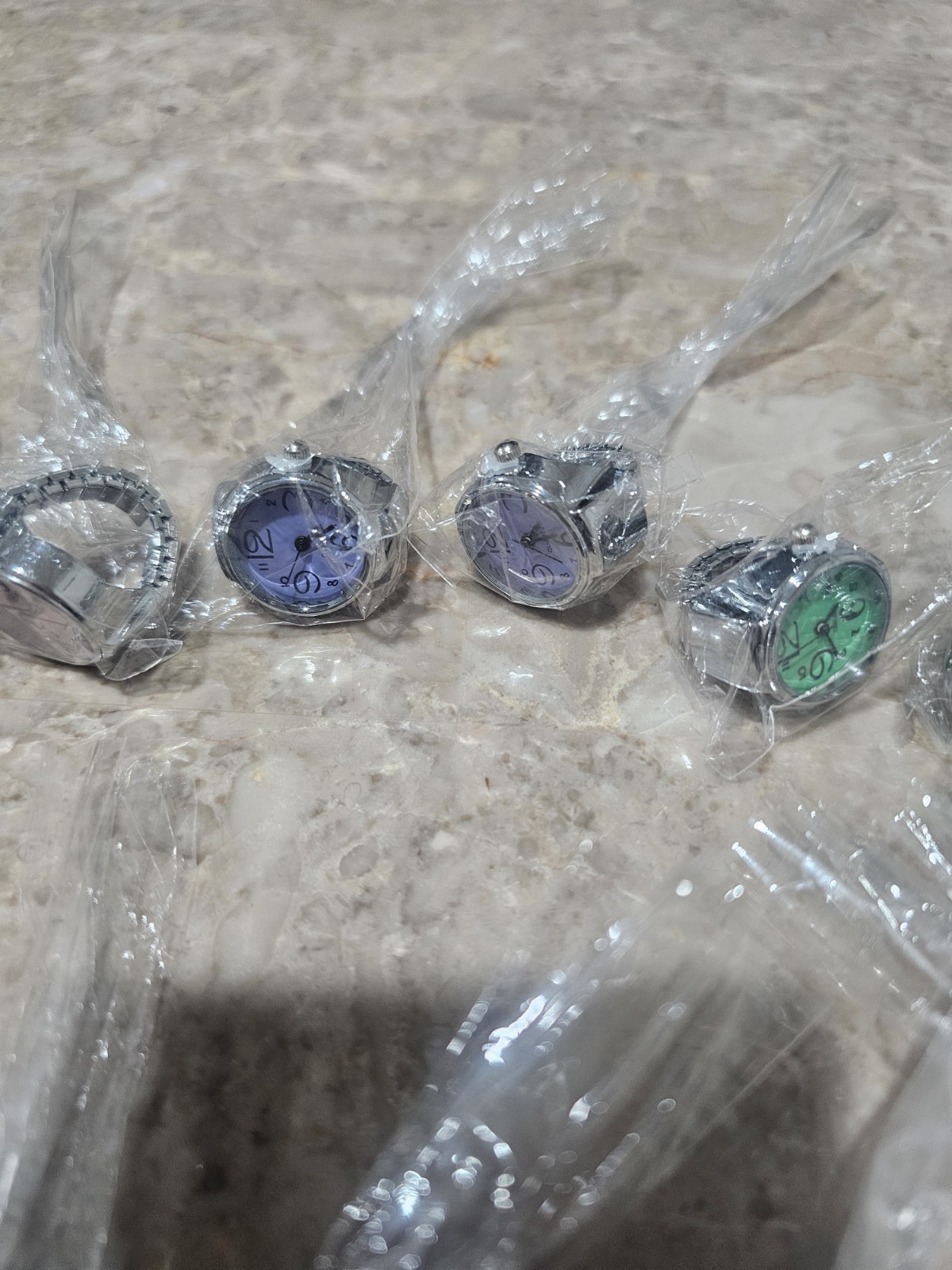 Custom Watch Rings Watch Ring Stretch Band, Multicolor Moving Style Design