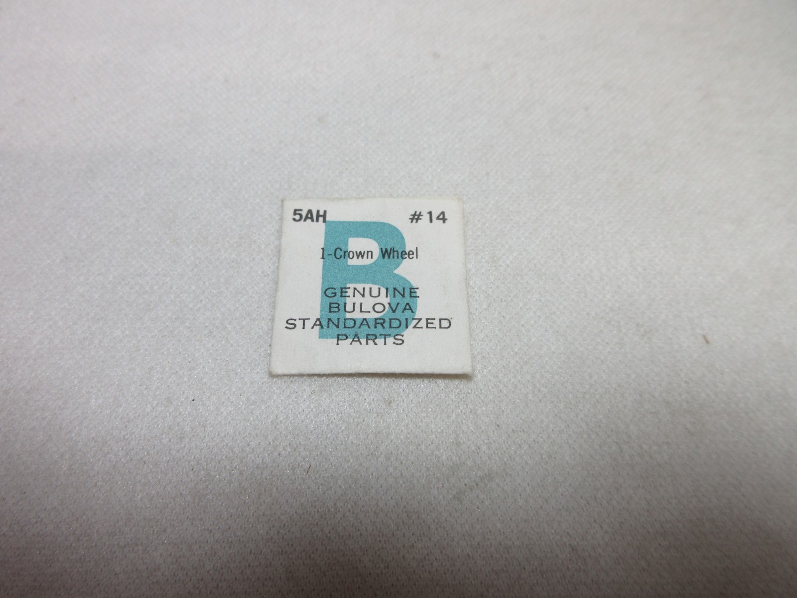 BULOVA CROWN WHEEL 5AH #14 WATCHMAKER REPLACEMENT PART #325