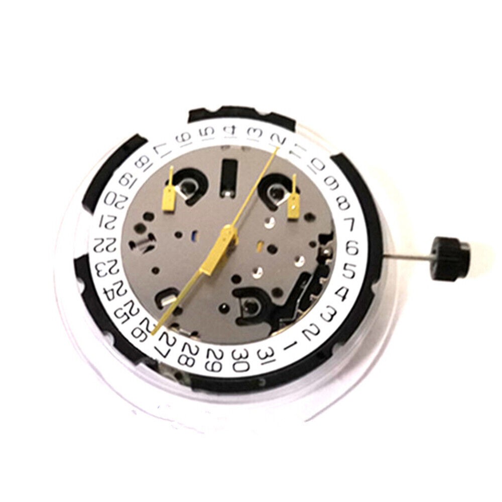 31.75mm 4 Jewels Quartz Watch Movement Date At 4 For ETA G10.212 G10212 Repair