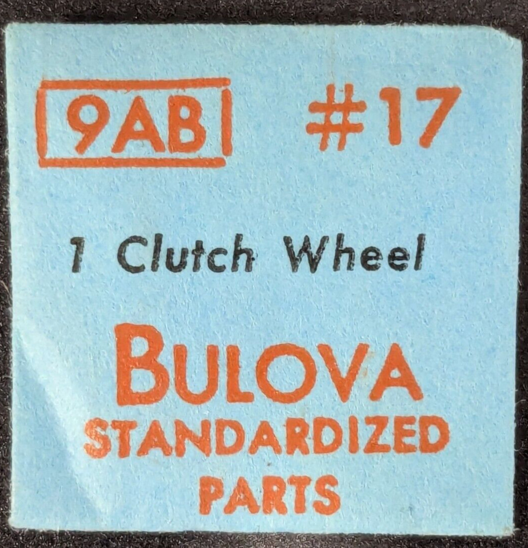 NOS NEW Genuine Bulova Cal. 9AB – Clutch Wheel – Vintage Watch Part #17