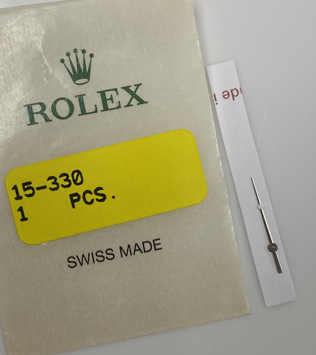 Genuine Rolex Date 15000 15010 15200 #15-330 Cal 3035 White Gold Second Hand