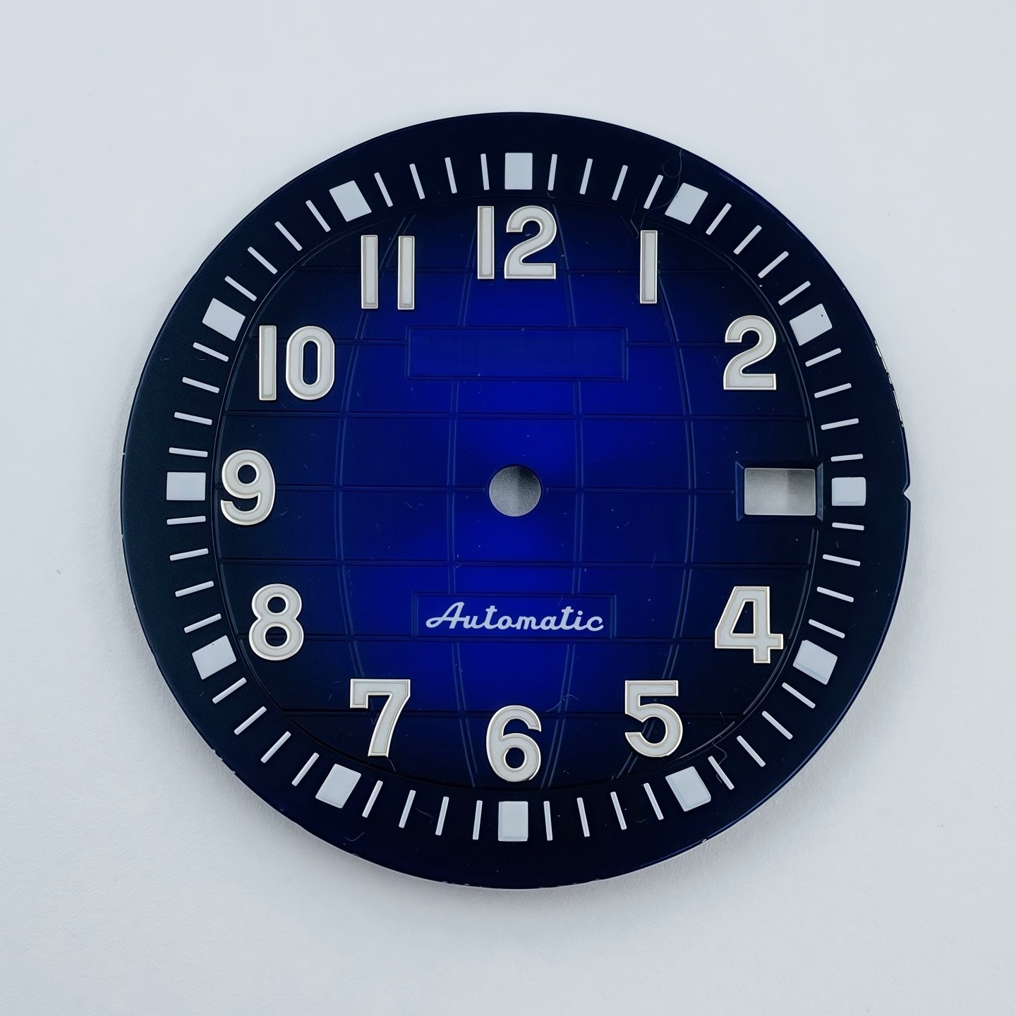 32mm Sun Pattern Watch Dial Green Luminous Date for Nh35 Nh36 Movement