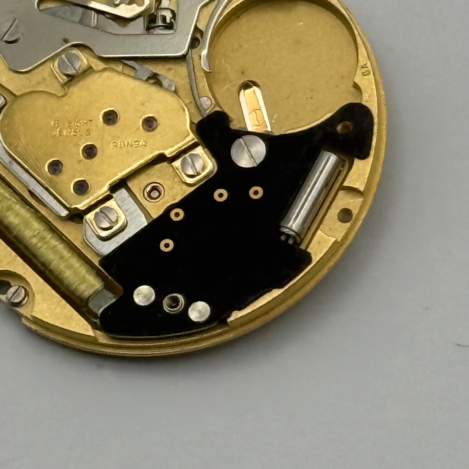 Ronda 1006 Watch Movement Quartz Swiss Date 8 Jewels Vintage Parts Repair 23.8mm
