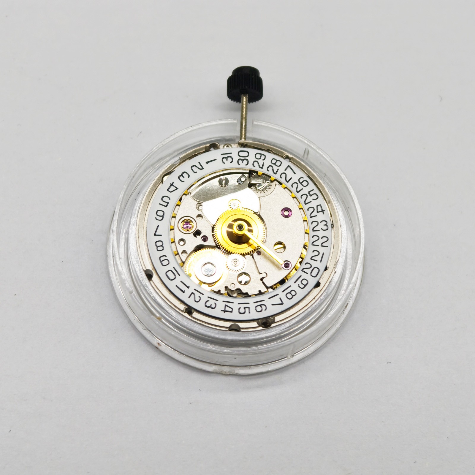 White Retro Clone 25 Jewels Automatic Watch Movement Fit ETA 2824 2824-2 E