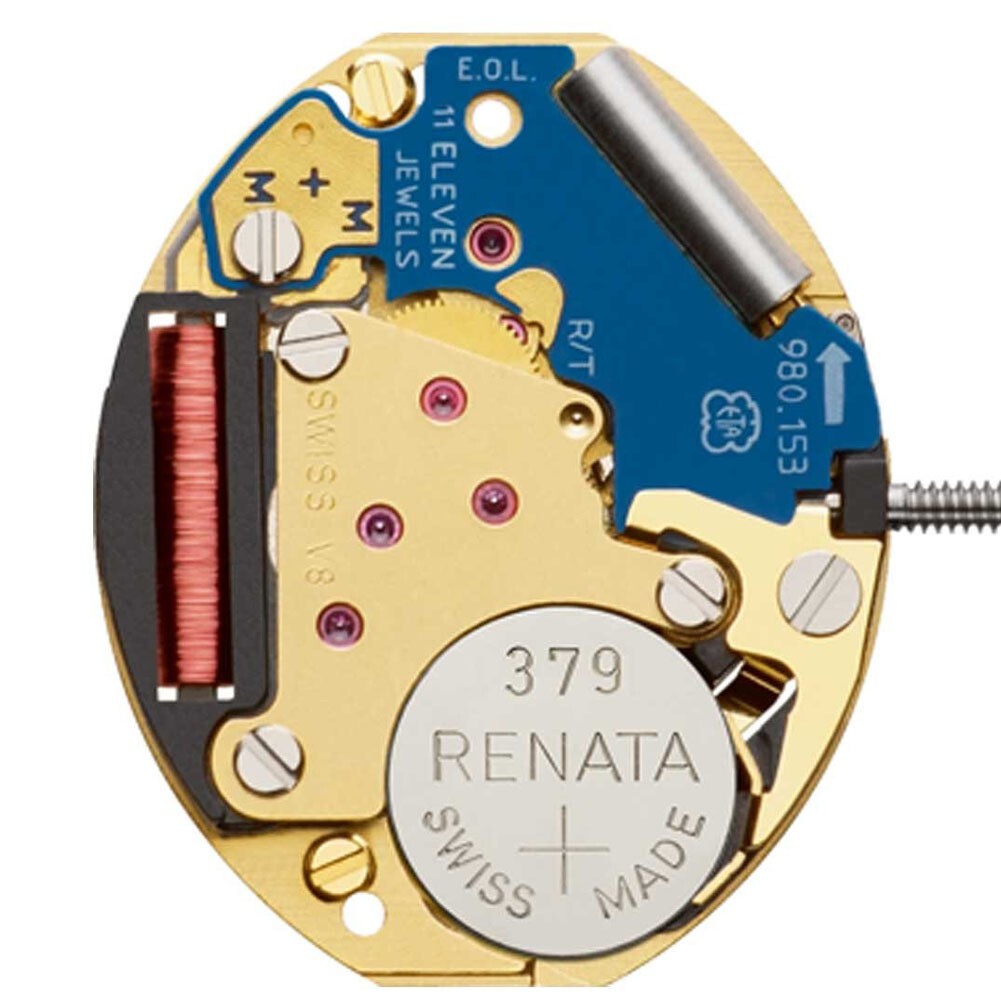 ETA 980.153 Watch Quartz Movement 980 153 Swiss Made NEW 2 Hands Movement