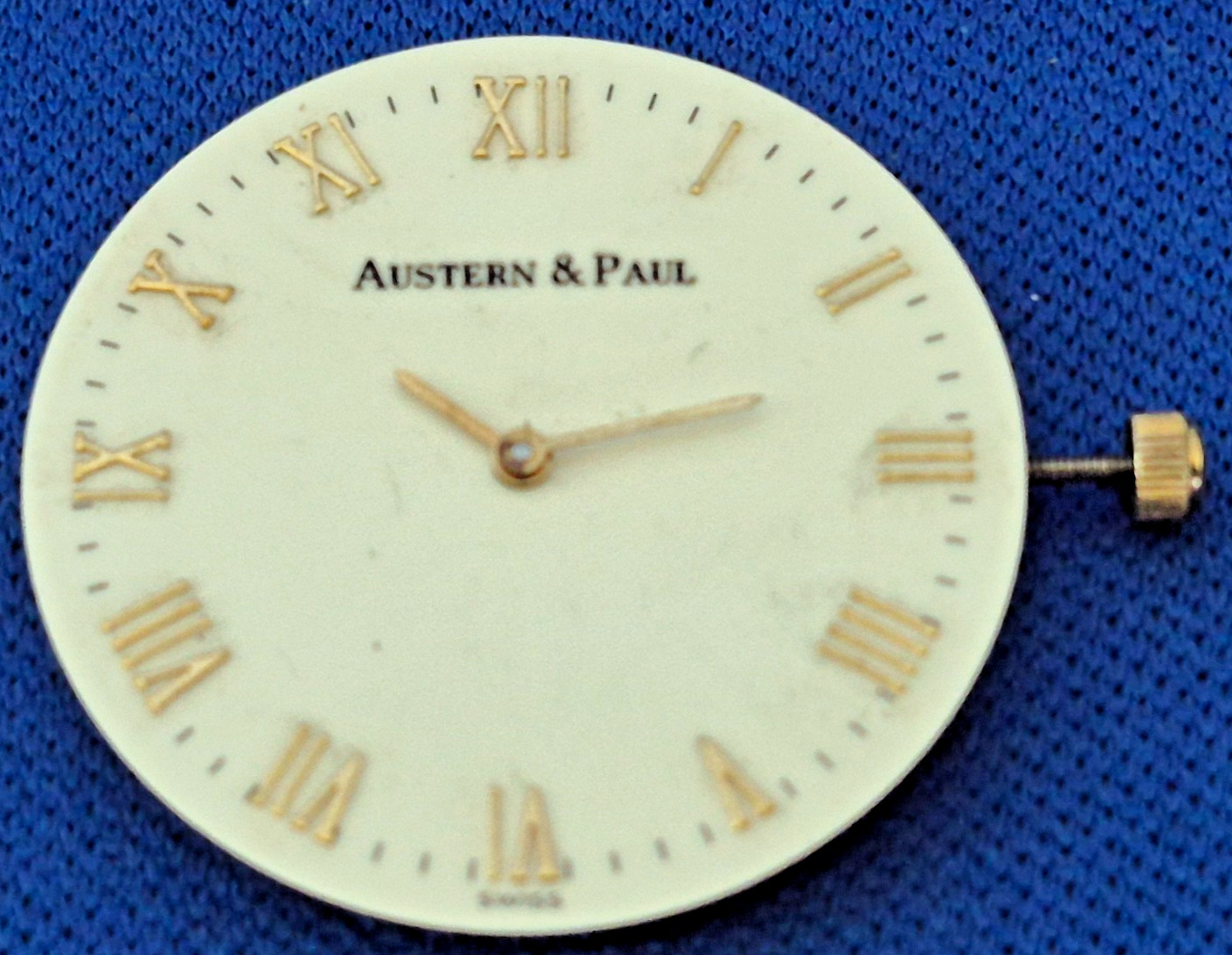 ETA 976.001 Movement Running , Austern Paul, Stem & Hands Fits Many Other Brands
