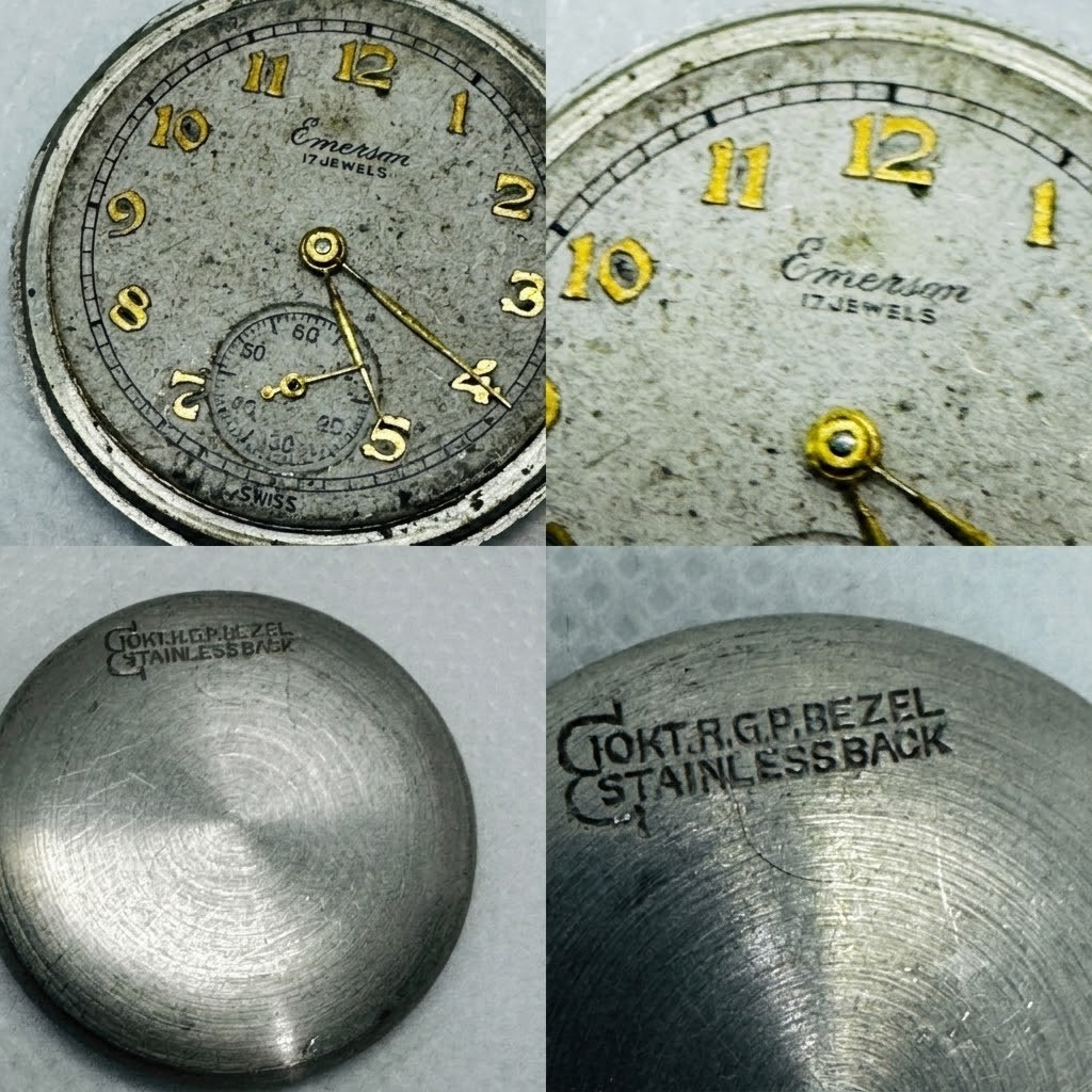 Vintage Watch Movement & Dial Parts Lot: Vulcain Waltham Bulova Elgin and more