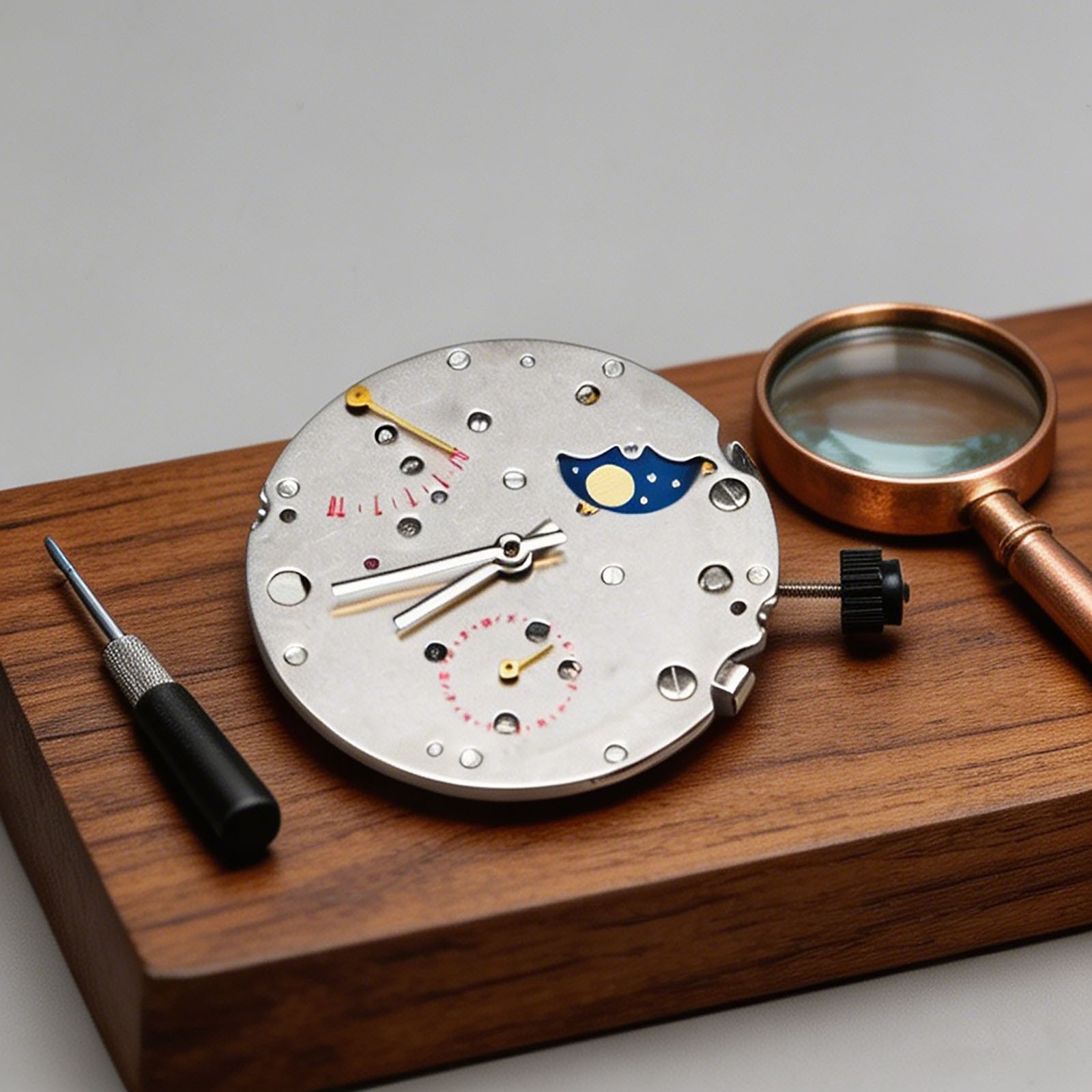 ST2153 Automatic Movement Moon Phase Date Power Reserve 32 Jewels 40h 28800 DIY