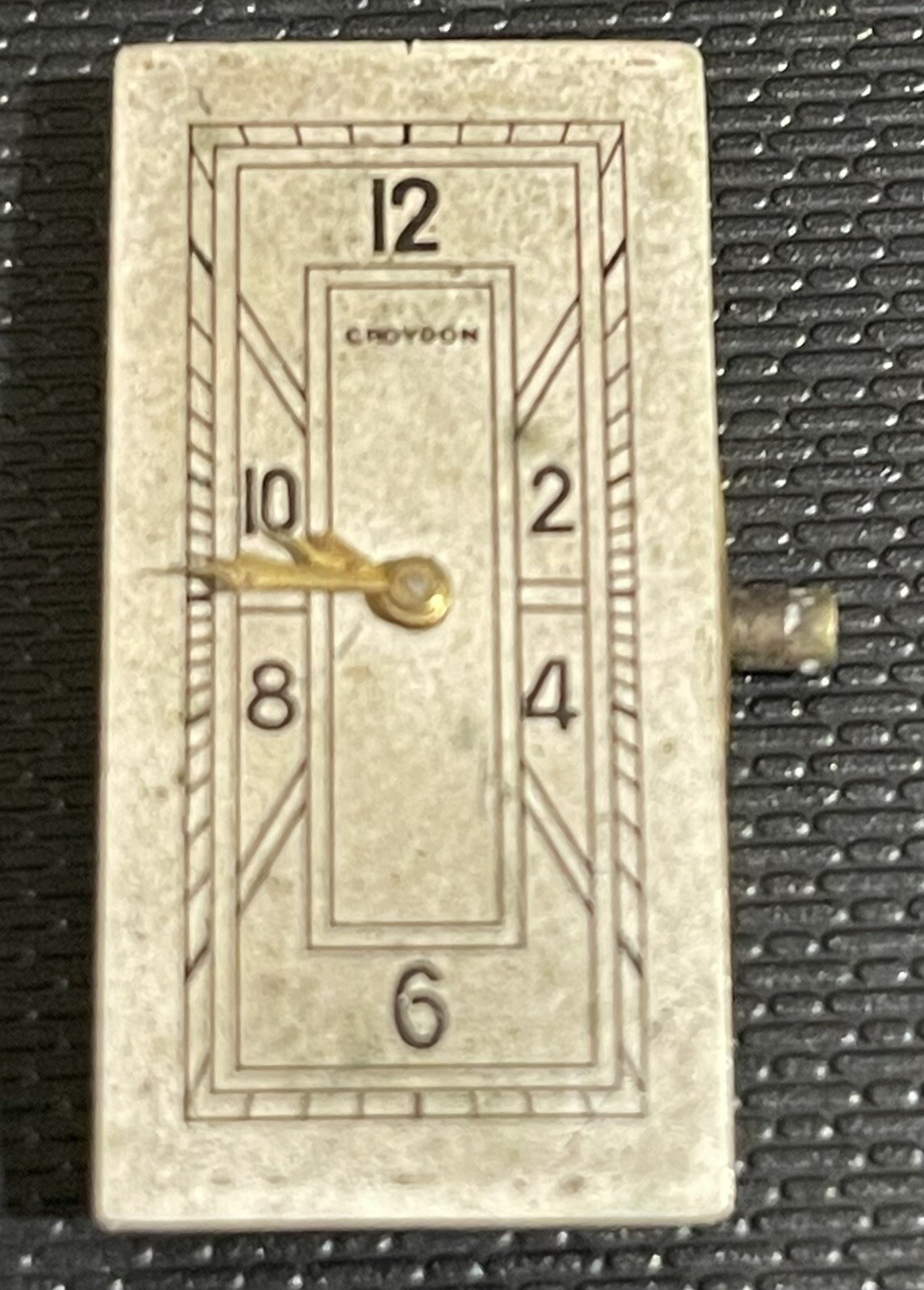 Croydon Westfield 6AB Bulova Base Movement For Parts Or Repair..TM7