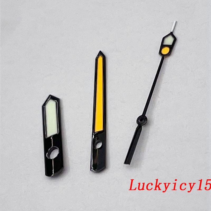 Accessories Black Edge Watch Hands Japan C3 Super Green Luminous For NH35 NH36