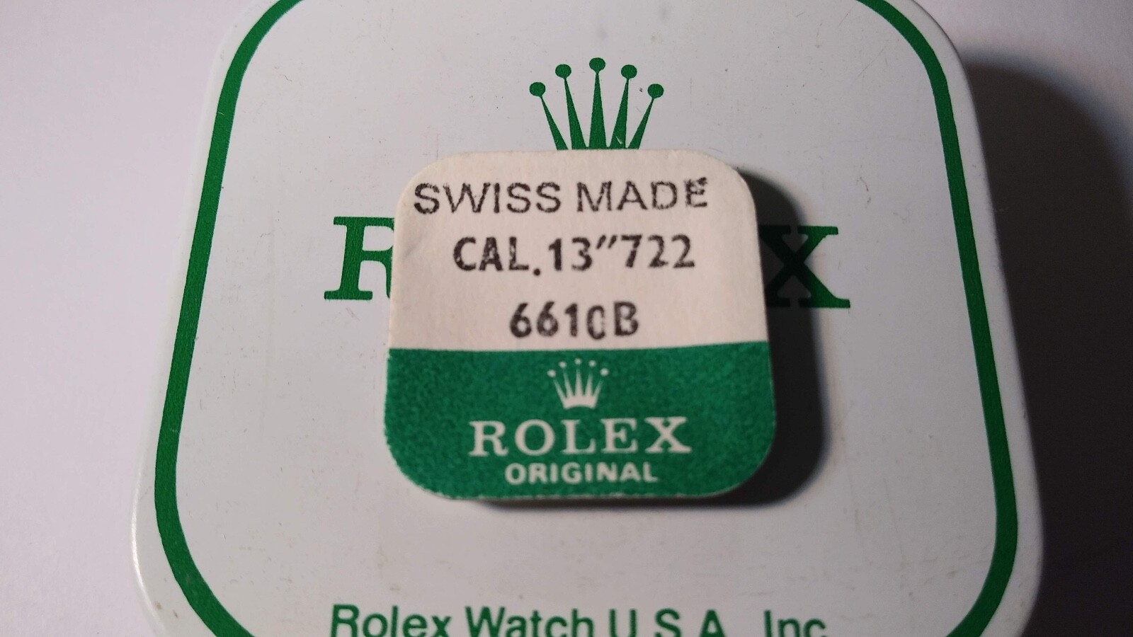 Rolex 13″ 722 6610B Hack Lever NEW SEALED