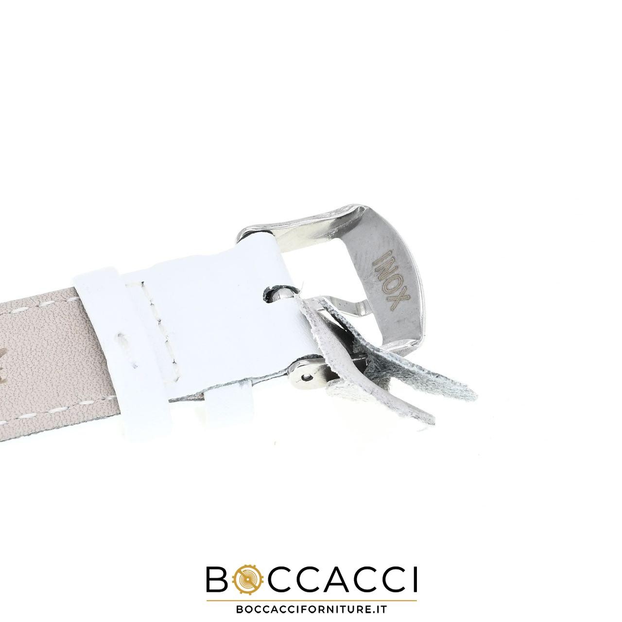 DILOY 20mm White Smooth Unpadded Leather Strap (NEW)