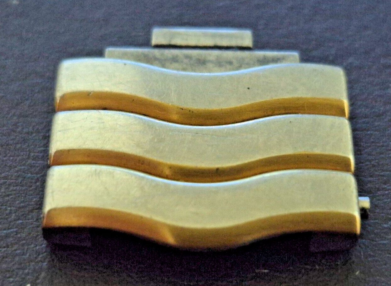 Ebel Classic Wave 19.5 mm Expansion Extra Links Gold and Steel 3 Total & Screws