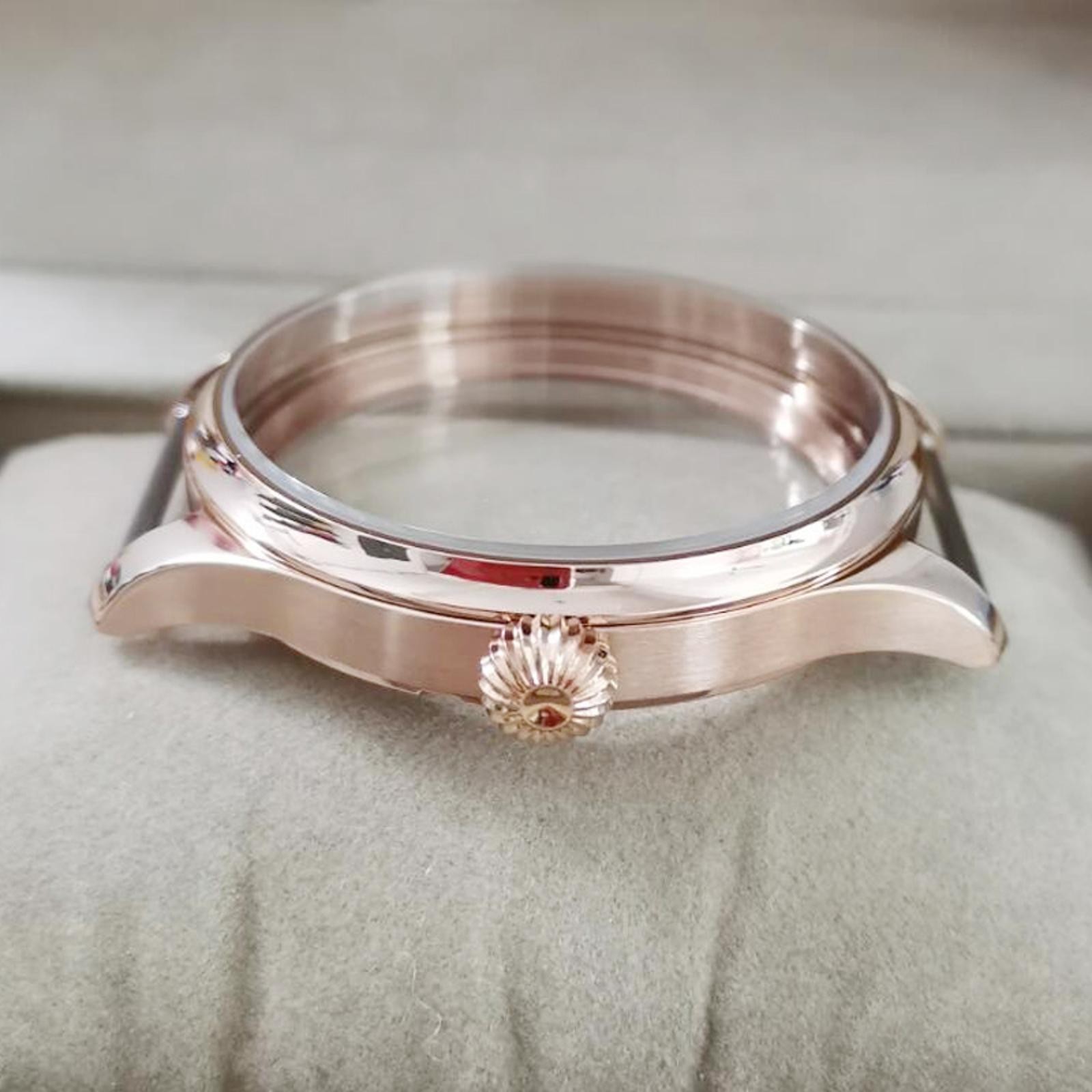 44mm 11mm Thick 316L Watch Case For ETA 6497 6498 Seagull ST3600 3621 Movement A