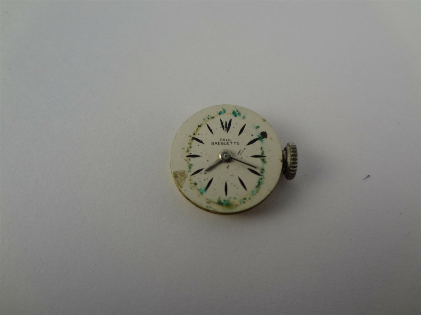 Paul Breguette Ladies PXT 17j Hand Wind Watch Movement For Parts Not Working