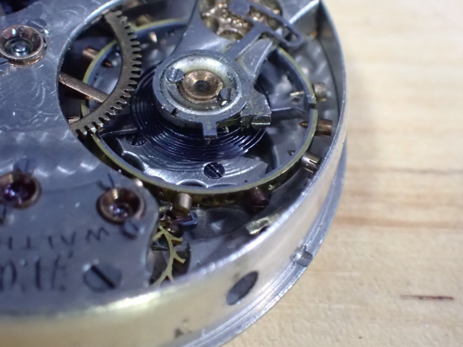Waltham 17 Jewel Manual Wind 16s Pocket Watch Movement good balance 625