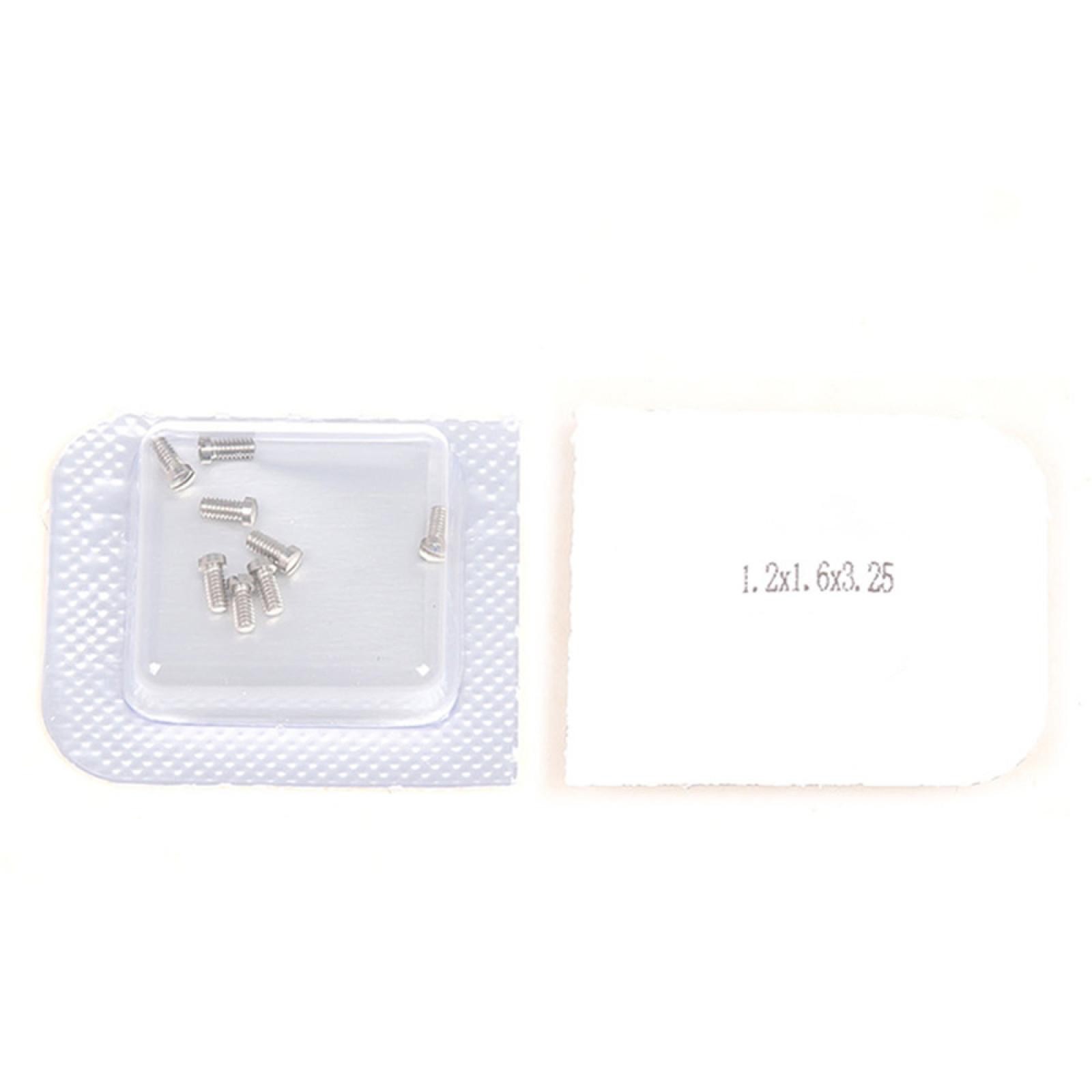 8PCS Micro Watch Repair Screws Stainless Watch Back Cover Screws For Ballon