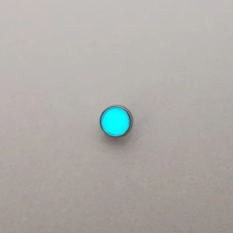 Blue Luminous Pearl Dot Pip Fits Rolex Submariner Bezel 116610 126610